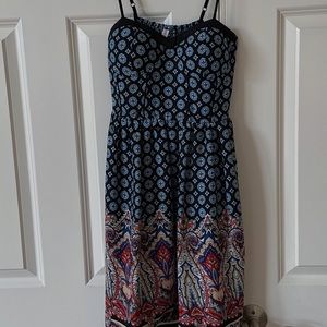 Multicolor Flowy Mini Dress